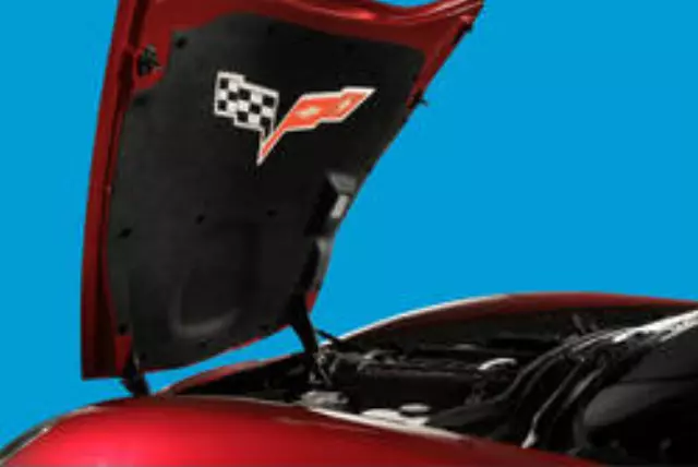 Under Hood Liner - Crossed Flags Logo - GM (19214017)