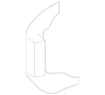 2118110510 - Front Doors: Cover Trim for Mercedes-Benz: E320, E500, E55 AMG Image