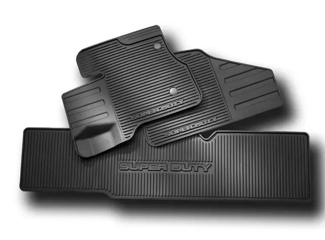 Floor Mats, All-Weather Thermoplastic Rubber - Ford (HC3Z-2513086-CB)