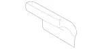 2209730089 - Rear Seat Bench: Cover for Mercedes-Benz Image