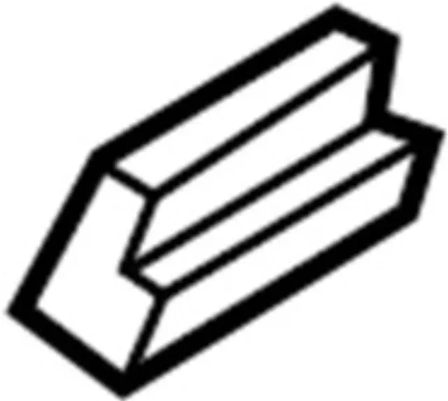 73858JK05A - Body: Drip Molding Clip for INFINITI: EX35, EX37, FX35, FX37, FX50, G25, G35, G37, Q40, Q50, QX50, QX70 Image