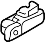 686307W00C - : Glove Box Latch for Infiniti Image