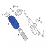 MB3Z5560A - Suspension: Spring for Ford: Bronco Image