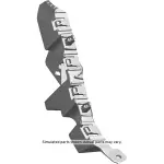 42527087 - : Passenger Side Bumper Cover Support Rail for GM Image