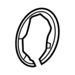 6E5Z54405A26B - Body: Filler Pocket Reinforcement for Ford: Fusion | Lincoln: MKZ, Zephyr | Mercury: Milan Image