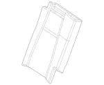 1679303801 - : Pad, Backrest for Mercedes-Benz: GLE350, GLE450e, GLE580 Image