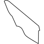 FA1Z58237A05A - Body: Water Shield for Lincoln: MKX, Nautilus Image