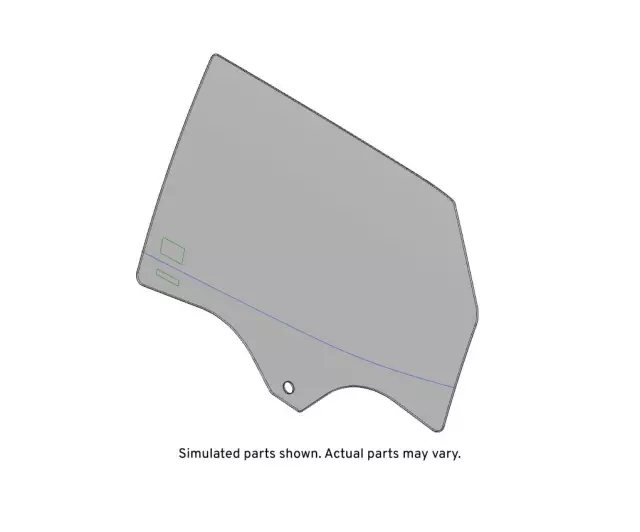 42774561 - : Rear Driver Side Door Window for Chevrolet: Trailblazer Image