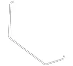 2038303096 - : HVAC Heater Hose for Mercedes-Benz Image