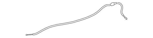 223880230064 - Bumper/Fender/Hood: Hood Release Cable for Mercedes-Benz: 350SD, Maybach S580, Maybach S680, S500, S580, S580e, S63 AMG E Performance Image image