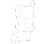 39950901 - Radiator: Fastening Clamp for Mercedes-Benz Image