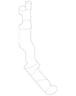 2905040100 - : Auxiliary Cooler Lower Bracket for Mercedes-Benz Image