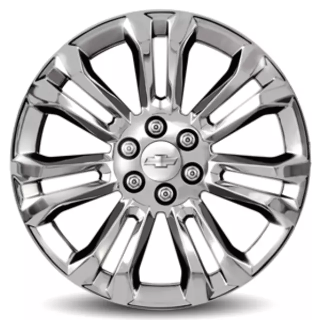 22 Wheel, 6-Split-Spoke, Chrome - GM (84346101)