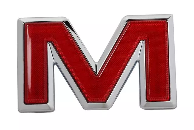 15552334 - Body: Tail Gate Logo for GMC: C1500 Pickup, C2500 Pickup, C3500 Pickup, K1500 Pickup, K2500 Pickup, K3500 Pickup Image