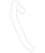 9065012182 - Cooling System: Coolant Hose for Mercedes-Benz Image