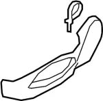 873801CD2B - Body: Outer Finish Panel for Infiniti Image