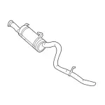 YC3Z5230AB - Exhaust: Muffler &amp; Pipe for Ford: Excursion Image