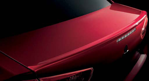 Rear Lip Spoiler - Mercury Gray - Mitsubishi (MZ574626EX)