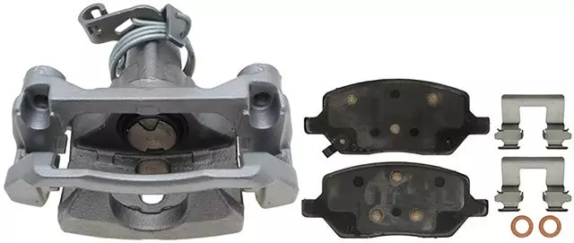 Rear Driver Side Disc Brake Caliper Assembly (Loaded Non-Coated), Remanufactured - GM (19286311)
