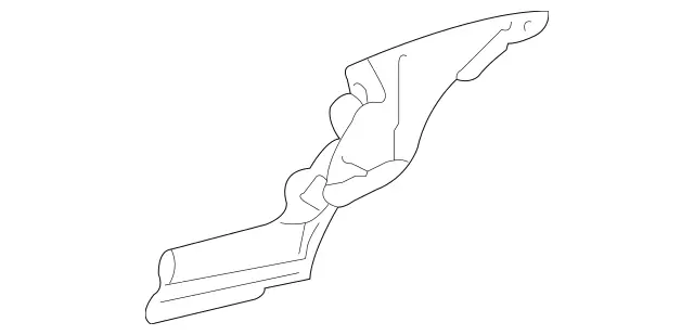 2306730172 - Covering and Lining: Partition for Mercedes-Benz: SL500, SL55 AMG, SL550, SL600, SL63 AMG, SL65 AMG Image image