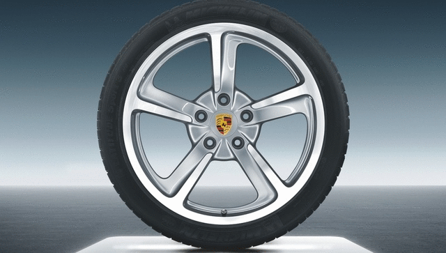 98104460030 - Wheels: 20-Inch Sporttechno Winter Wheel-And-Tire Set for Porsche: Cayman Image