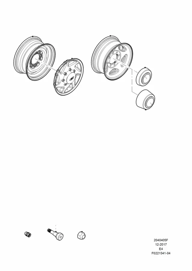BC2Z1007B - Suspension: Wheel, Alloy for Ford Image