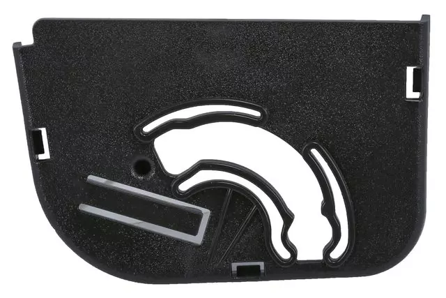 Jet Black Rear Driver Side Seat Armrest Multi-function Compartment Front Cover - GM (22974901)