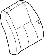 87620AC701 - : Seat Back Cover for INFINITI: G35 Image