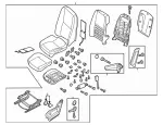 91092099J86 - Body: Seat Assembly for Mercedes-Benz Image
