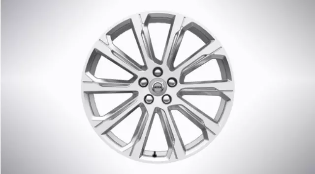 31471113 - : 20-Inch 10-Spoke Silver Diamond Cut Alloy for Volvo Image