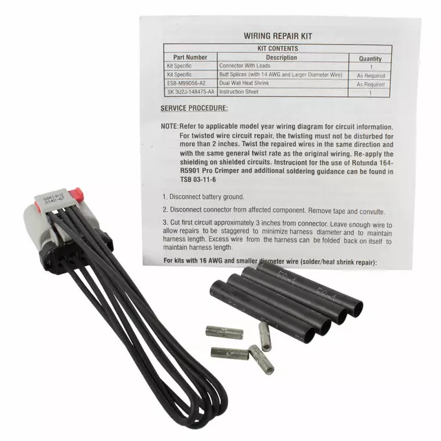 3U2Z14S411DGAC - : Wire Assembly for Ford Image