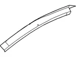 AG1Z5451186A - : Roof Rail - Passenger Side (RH) for Ford: Police Interceptor Sedan, Special Service Police Sedan, Taurus Image