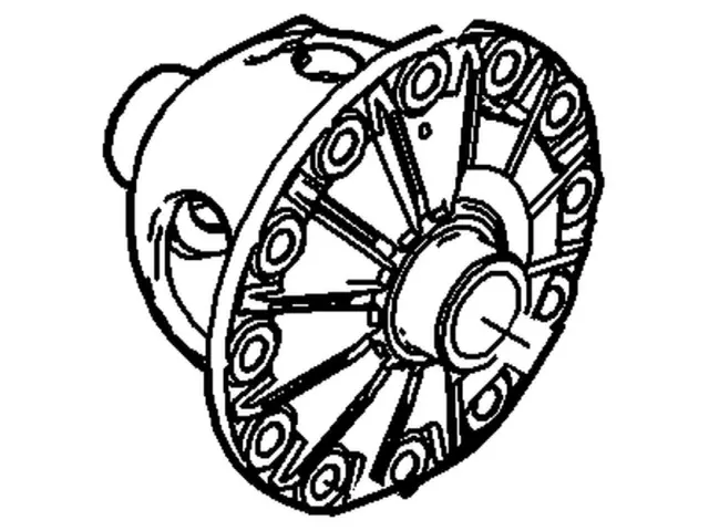 BC3Z4026A - Driveline &amp; Axles: Differential Carrier for Ford Image