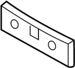 962101ME0A - Body: License Bracket for Infiniti Image