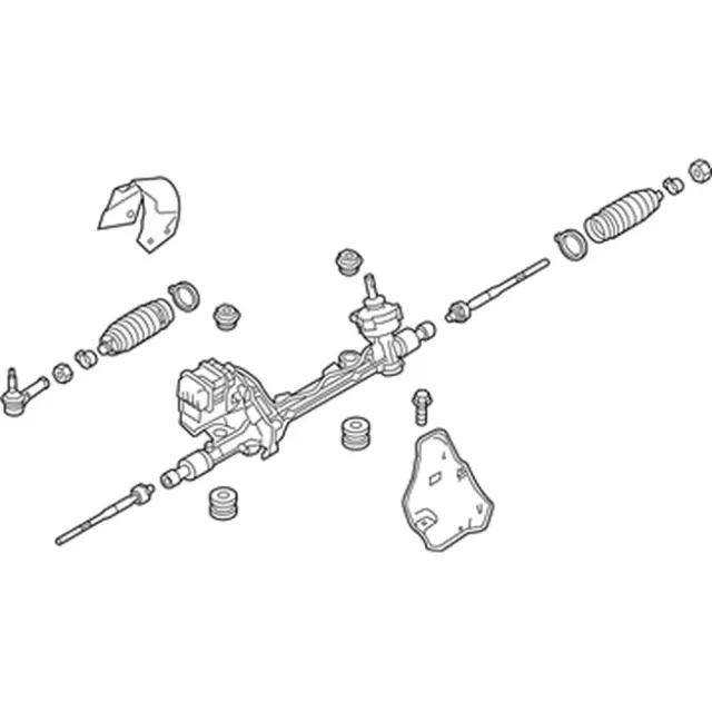 BB5Z3504L - : Steering Gear for Ford Image