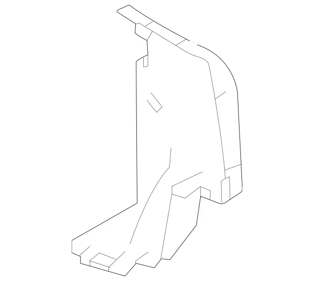 2538855705 - Detachable Parts: Air Duct Segment for Mercedes-Benz: GLC300, GLC43 AMG, GLC63 AMG, GLC63 AMG S Image image