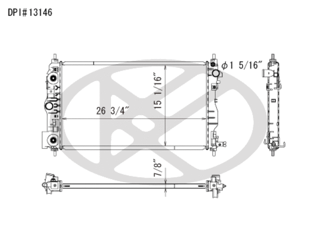 A13146 - Cooling Systems: Koyorad Radiator for Koyo Image