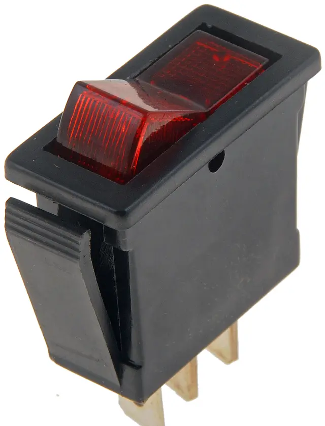 85920 - : Electrical Switches - Rocker - Rectangular Style - Red Glow for Dorman Image