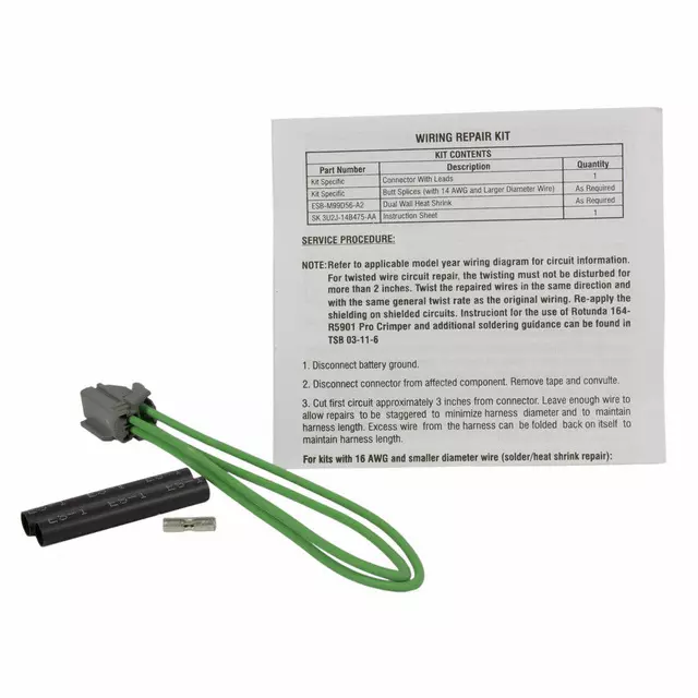 3U2Z14S411AEB - : Wire Assembly for Ford Image