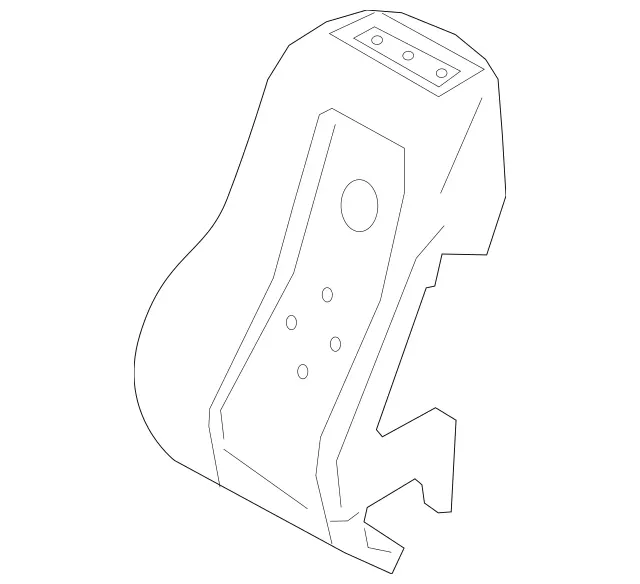 177910710264 - Front Seat: Padding, Frt. Seat Backr for Mercedes-Benz: 180A, 180b, 220a, A220, A35 AMG, EQB 250+, EQB 300, EQB 350, GLA250, GLA35 AMG, GLA45 AMG, GLB250, GLB35 AMG Image