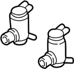 289200W000 - Body: Washer Pump for Infiniti Image