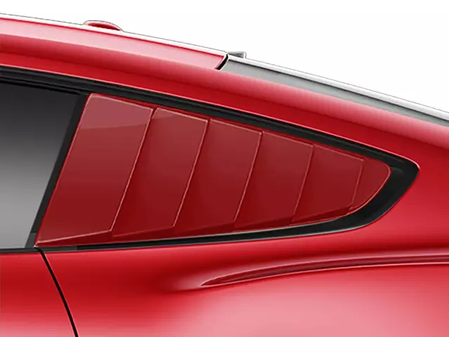 VJR3Z63280B10CC - : Louvers - Quarter Window - Ruby Red for Ford: Mustang Image