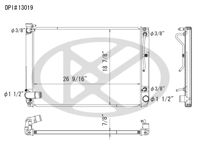 A13019 - : Koyorad Radiator for Koyo Image
