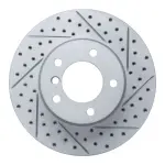 83031067R - : DFC Geoperformance Rotor - Drilled and Slotted for DYNAMIC FRICTION Image