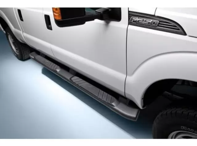 BC3Z16450CB - Body: Step Bars - 5in Black Supercab for Ford: F-250 Super Duty, F-350 Super Duty Image