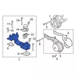 BC3Z8C368D - : 2017-2019 Ford - Thermostat Housing for Ford: F-250 Super Duty, F-350 Super Duty, F-450 Super Duty, F-550 Super Duty Image