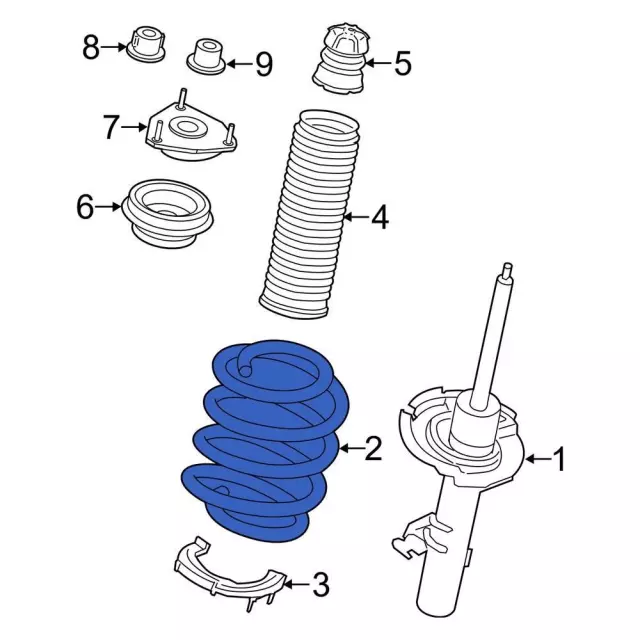 Coil Spring - Ford (CK4Z-5310-T)