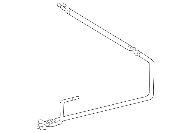 2038601392 - Windshield Washer, Emergency Equipmt: Hose for Mercedes-Benz: 180C, C230, C240, C280, C32 AMG, C320, C350, C55 AMG, CLK320, CLK350, CLK500, CLK55 AMG, CLK550, CLK63 AMG Image image
