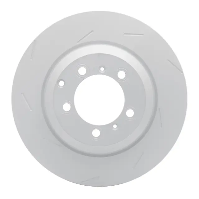 91002139D - Brakes &amp; Brake Parts: DFC Hi-Carbon Alloy GEOMET Coated Rotor - Slotted for DYNAMIC FRICTION Image