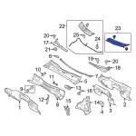 NL3Z15022A69AA - : Cowl Grille for Ford: F-150 Lightning Image